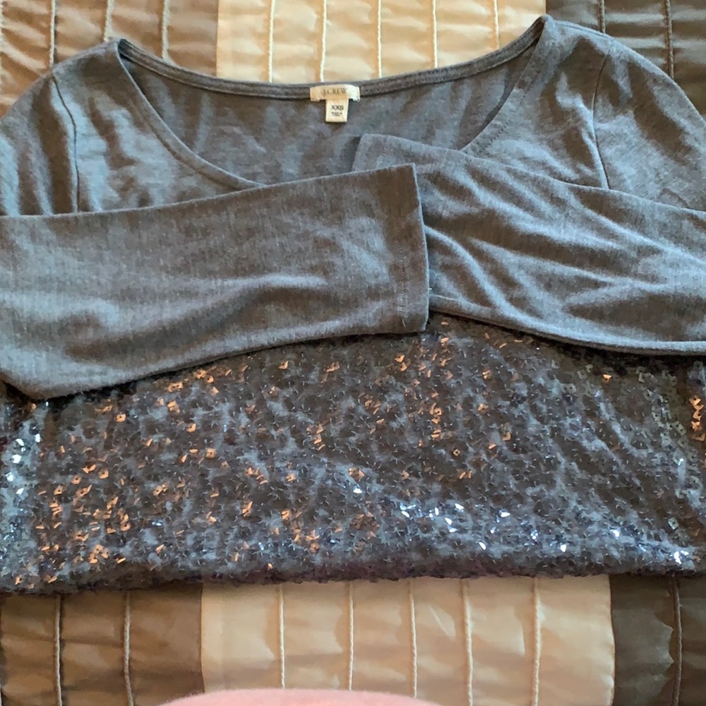 Grey sparkle shirt